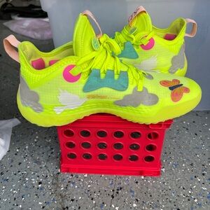 2020 Adidas James Harden 5 Futurenatural Solar Yellow Floral
